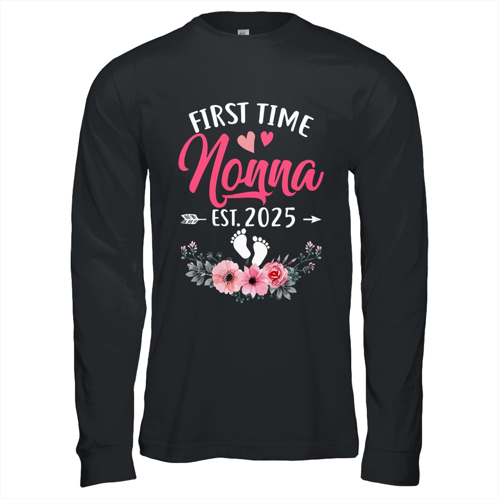 First Time Nonna Promoted To Nonna Est 2025 Mothers Day Shirt & Hoodie | siriusteestore