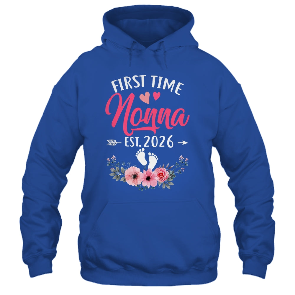 First Time Nonna Promoted To Nonna Est 2026 Mothers Day Shirt & Tank Top | siriusteestore