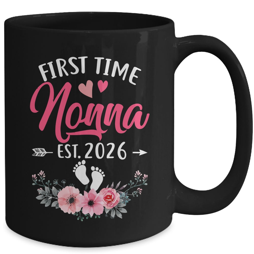 First Time Nonna Promoted To Nonna Est 2027 Mothers Day Mug | siriusteestore