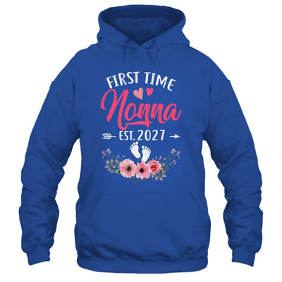 First Time Nonna Promoted To Nonna Est 2027 Mothers Day Shirt & Tank Top | siriusteestore