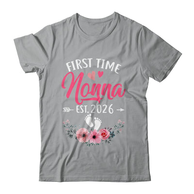 First Time Nonna Promoted To Nonna Est 2027 Mothers Day Shirt & Tank Top | siriusteestore