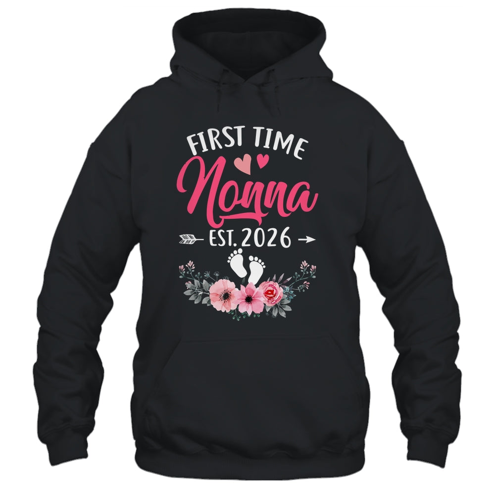 First Time Nonna Promoted To Nonna Est 2027 Mothers Day Shirt & Tank Top | siriusteestore