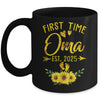 First Time Oma Est 2025 Sunflower Promoted To Oma Mug | siriusteestore