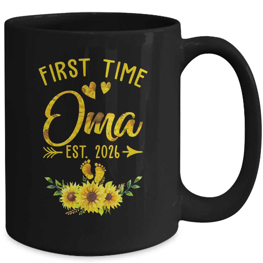First Time Oma Est 2026 Sunflower Promoted To Oma Mug | siriusteestore