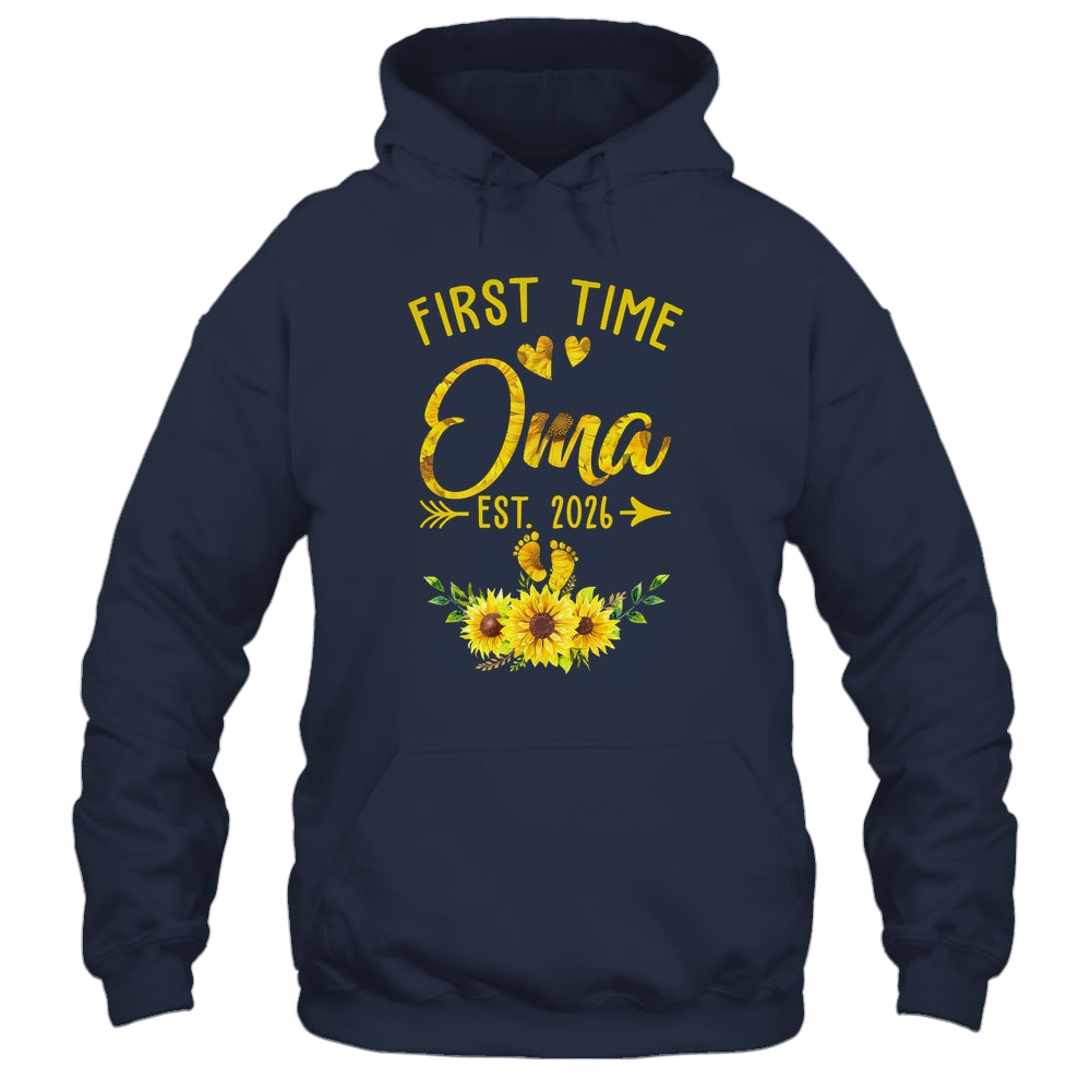 First Time Oma Est 2026 Sunflower Promoted To Oma Shirt & Tank Top | siriusteestore
