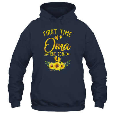 First Time Oma Est 2026 Sunflower Promoted To Oma Shirt & Tank Top | siriusteestore