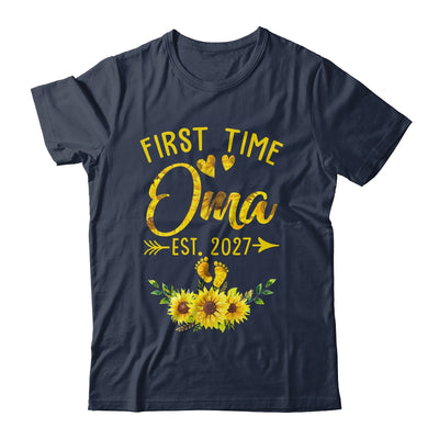First Time Oma Est 2027 Sunflower Promoted To Oma Shirt & Tank Top | siriusteestore