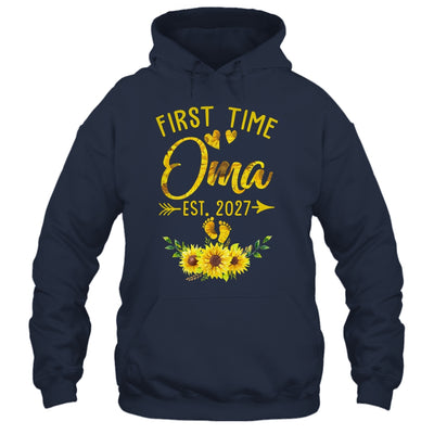First Time Oma Est 2027 Sunflower Promoted To Oma Shirt & Tank Top | siriusteestore