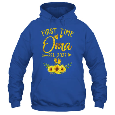 First Time Oma Est 2027 Sunflower Promoted To Oma Shirt & Tank Top | siriusteestore