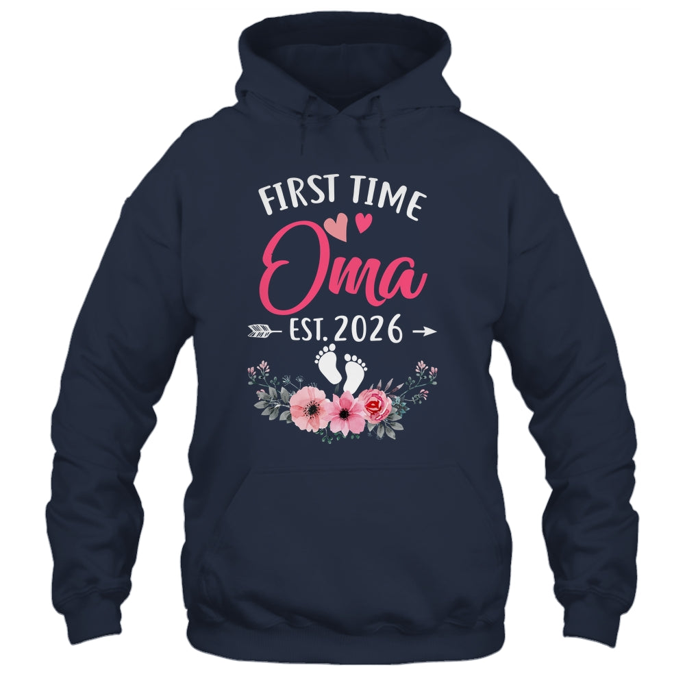 First Time Oma Promoted To Oma Est 2026 Mothers Day Shirt & Tank Top | siriusteestore