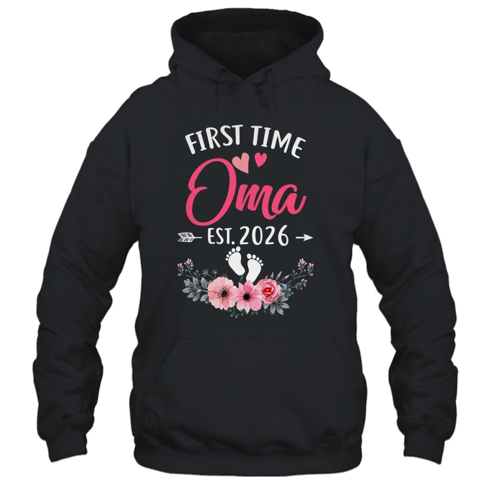 First Time Oma Promoted To Oma Est 2027 Mothers Day Shirt & Tank Top | siriusteestore