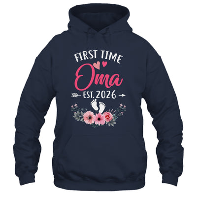 First Time Oma Promoted To Oma Est 2027 Mothers Day Shirt & Tank Top | siriusteestore