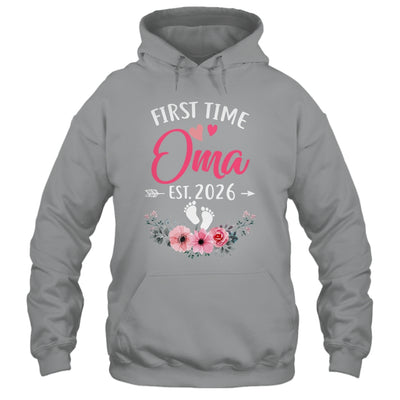 First Time Oma Promoted To Oma Est 2027 Mothers Day Shirt & Tank Top | siriusteestore