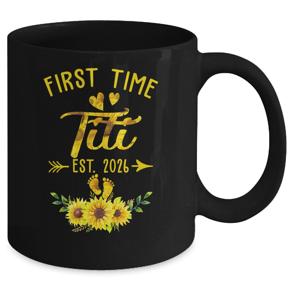 First Time Titi Est 2026 Sunflower Promoted To Titi Mug | siriusteestore