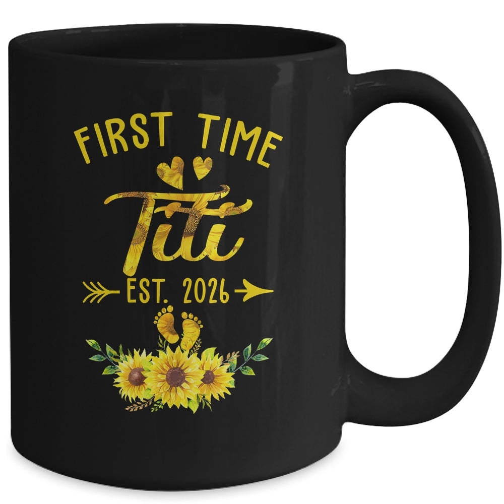 First Time Titi Est 2026 Sunflower Promoted To Titi Mug | siriusteestore