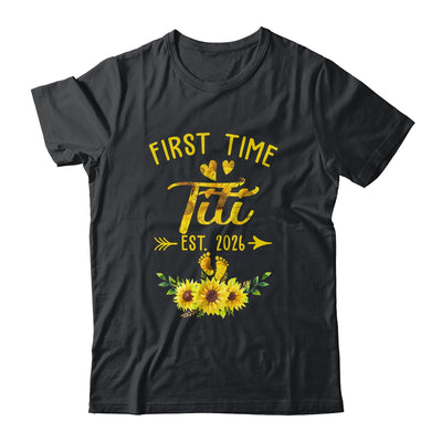 First Time Titi Est 2026 Sunflower Promoted To Titi Shirt & Tank Top | siriusteestore