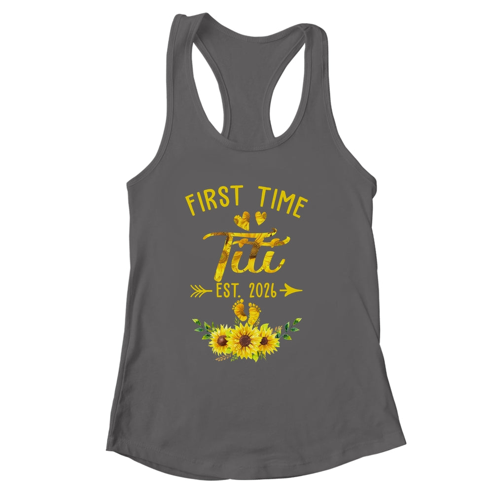First Time Titi Est 2026 Sunflower Promoted To Titi Shirt & Tank Top | siriusteestore