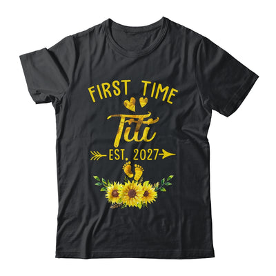 First Time Titi Est 2027 Sunflower Promoted To Titi Shirt & Tank Top | siriusteestore