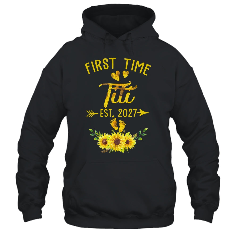 First Time Titi Est 2027 Sunflower Promoted To Titi Shirt & Tank Top | siriusteestore