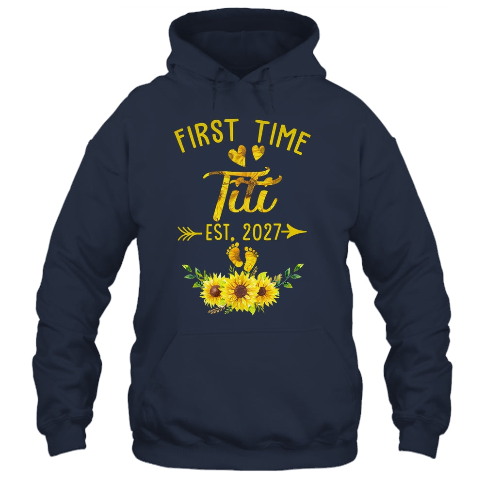 First Time Titi Est 2027 Sunflower Promoted To Titi Shirt & Tank Top | siriusteestore