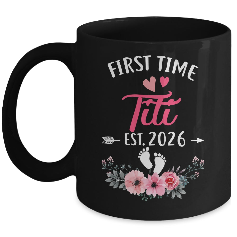 First Time Titi Promoted To Titi Est 2027 Mothers Day Mug | siriusteestore