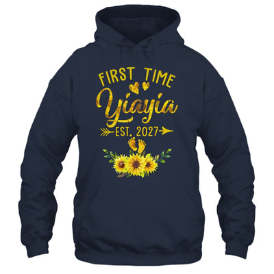 First Time Yiayia Est 2027 Sunflower Promoted To Yiayia Shirt & Tank Top | siriusteestore