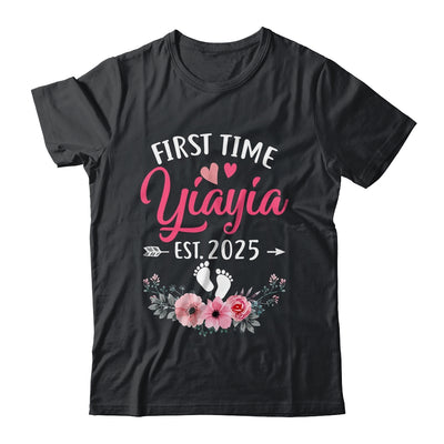 First Time Yiayia Promoted To Yiayia Est 2025 Mothers Day Shirt & Hoodie | siriusteestore