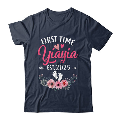 First Time Yiayia Promoted To Yiayia Est 2025 Mothers Day Shirt & Hoodie | siriusteestore