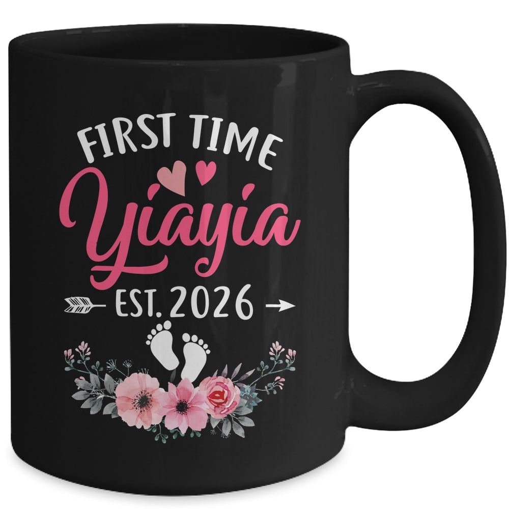 First Time Yiayia Promoted To Yiayia Est 2026 Mothers Day Mug | siriusteestore