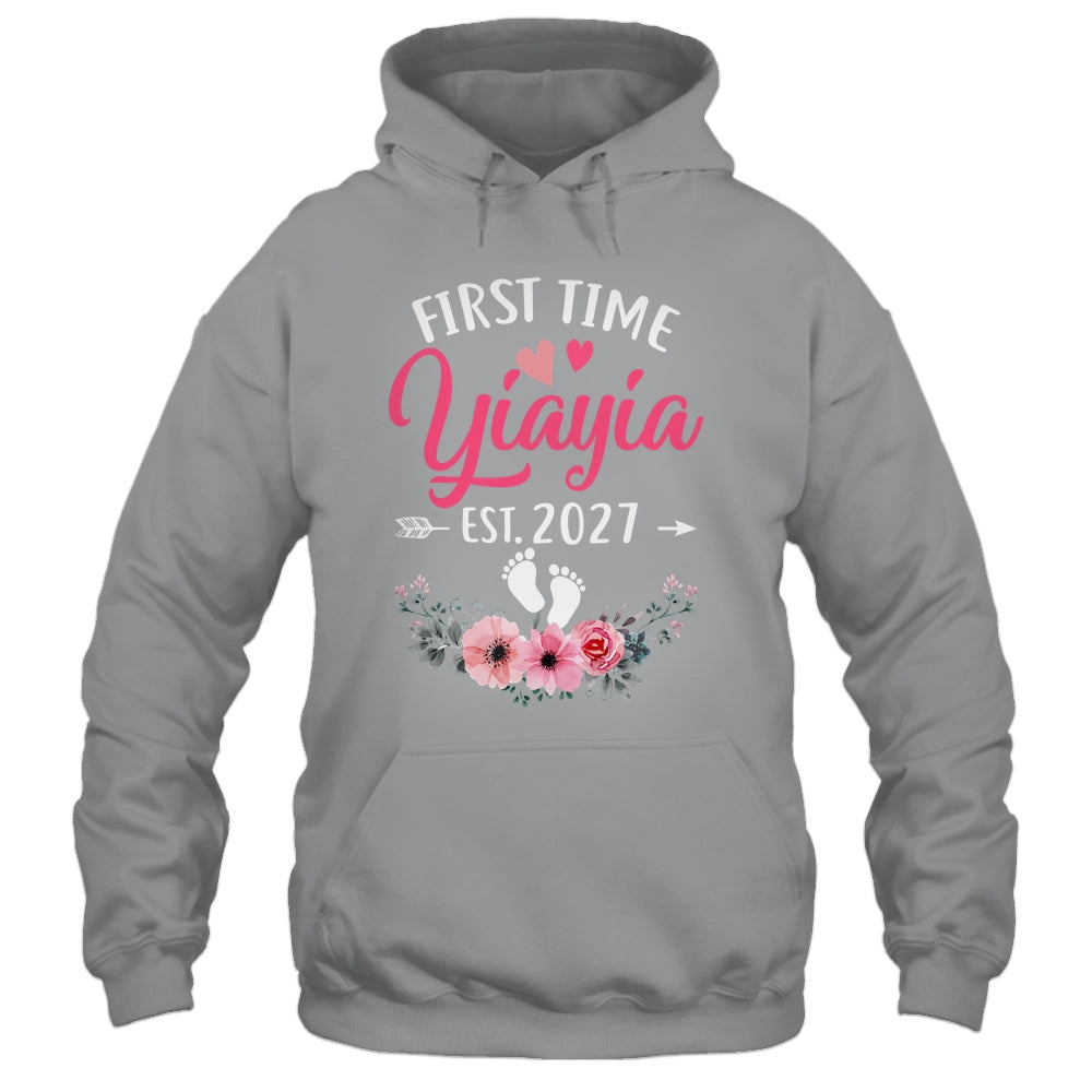 First Time Yiayia Promoted To Yiayia Est 2027 Mothers Day Shirt & Tank Top | siriusteestore