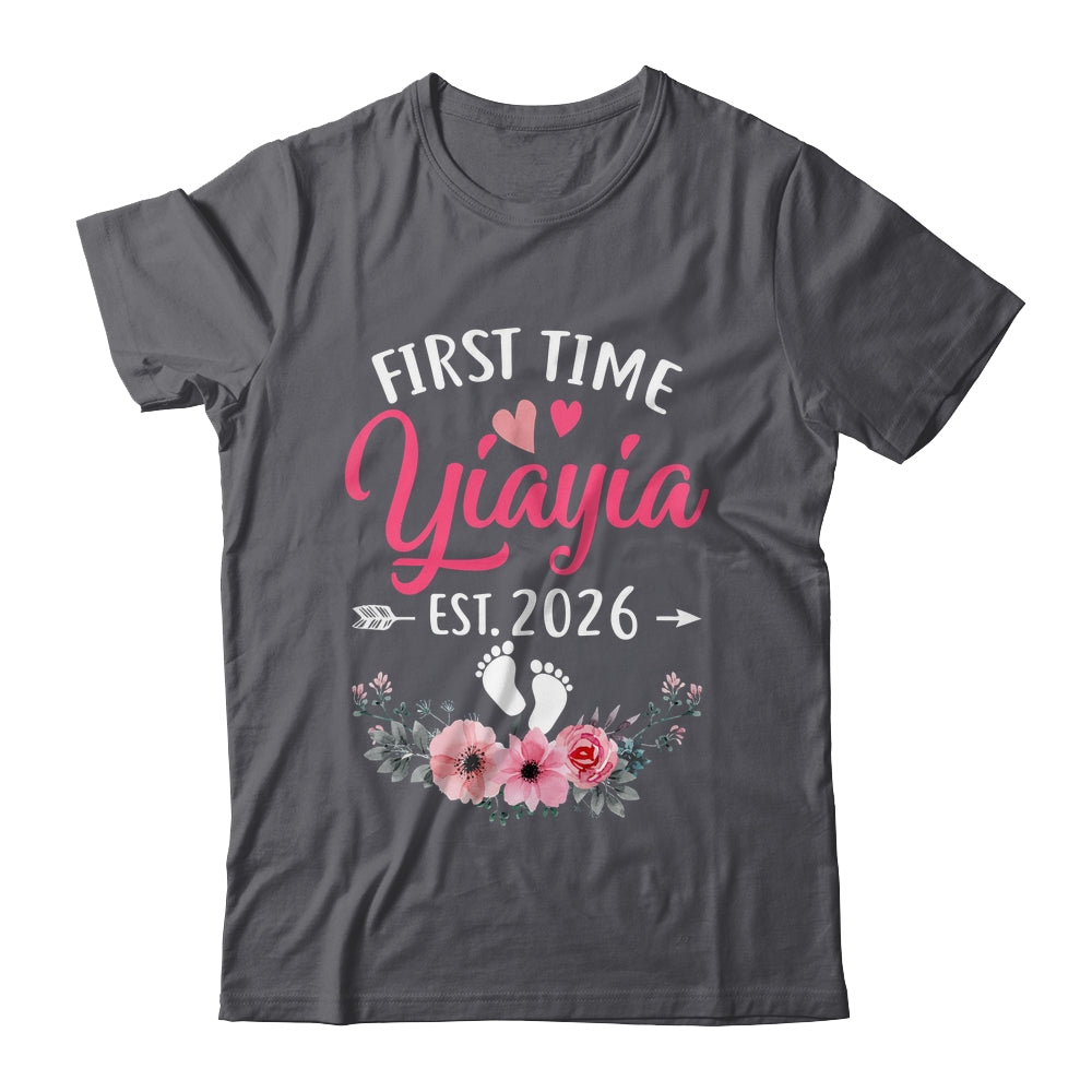 First Time Yiayia Promoted To Yiayia Est 2027 Mothers Day Shirt & Tank Top | siriusteestore