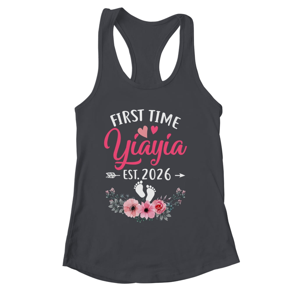 First Time Yiayia Promoted To Yiayia Est 2027 Mothers Day Shirt & Tank Top | siriusteestore
