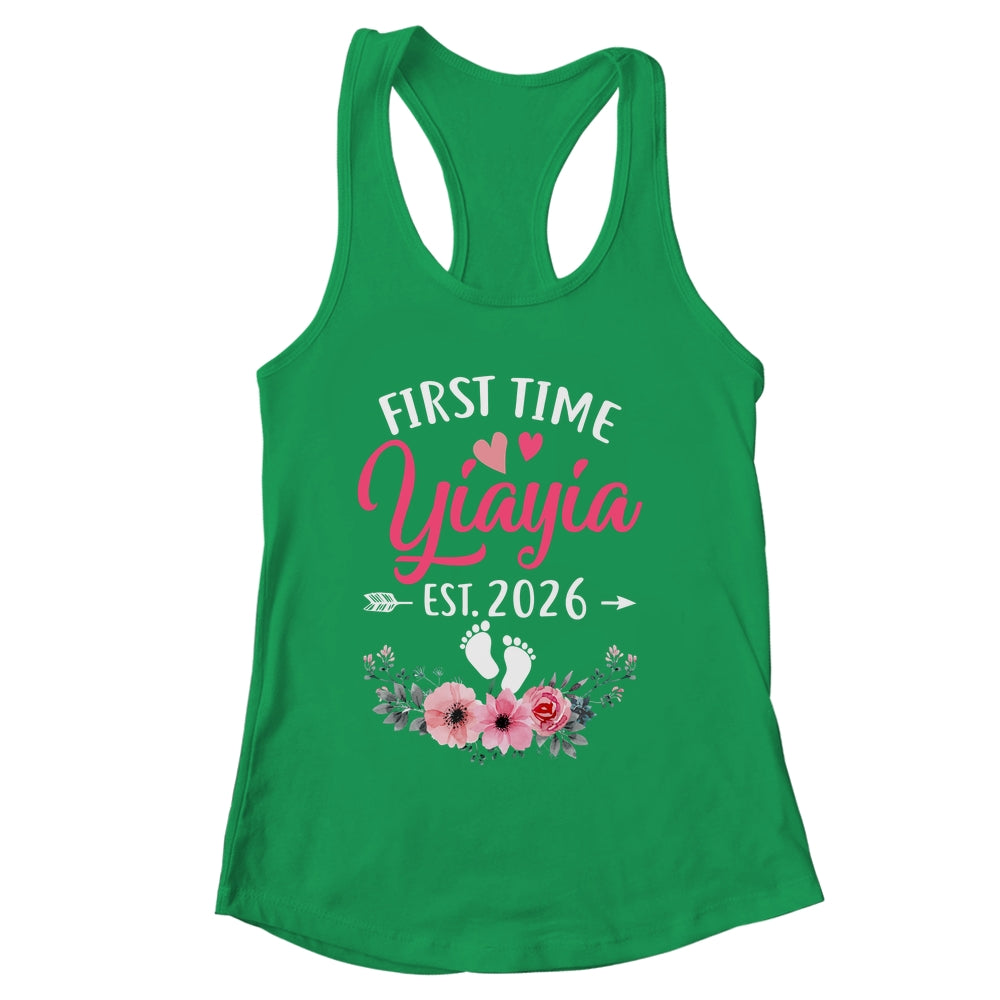 First Time Yiayia Promoted To Yiayia Est 2027 Mothers Day Shirt & Tank Top | siriusteestore