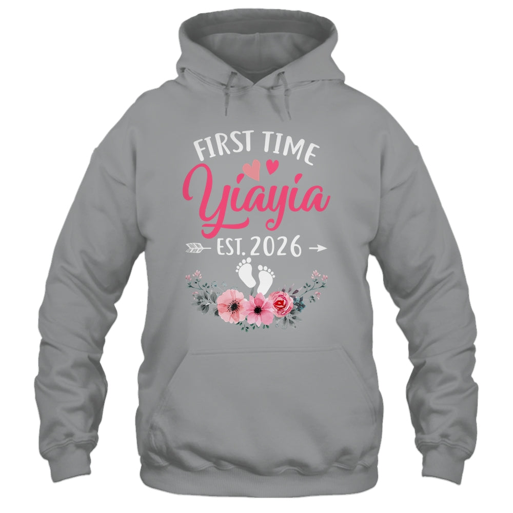 First Time Yiayia Promoted To Yiayia Est 2027 Mothers Day Shirt & Tank Top | siriusteestore