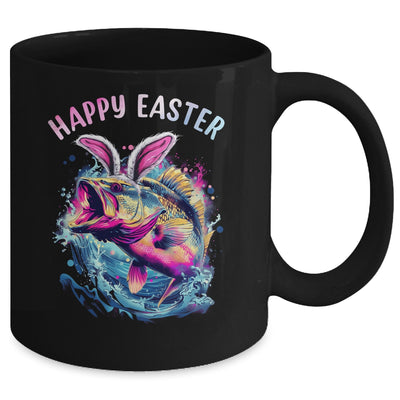 Fisherman Bunny Ears Funny Fish Easter Holiday Eggs Fishing Mug | siriusteestore