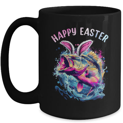 Fisherman Bunny Ears Funny Fish Easter Holiday Eggs Fishing Mug | siriusteestore