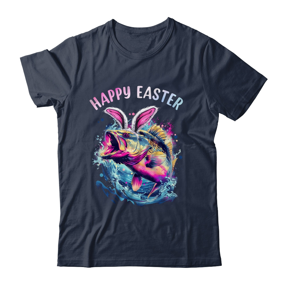 Fisherman Bunny Ears Funny Fish Easter Holiday Eggs Fishing Shirt & Hoodie | siriusteestore