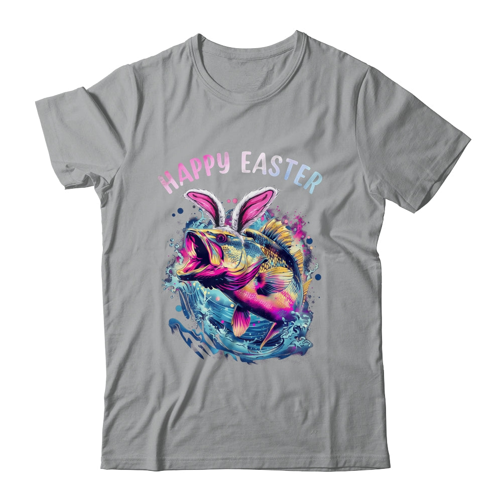 Fisherman Bunny Ears Funny Fish Easter Holiday Eggs Fishing Shirt & Hoodie | siriusteestore