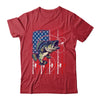 Fishing Art For Men Women American Flag USA Fishing Lover Shirt & Hoodie | siriusteestore