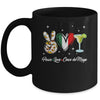 Flamingo Drinking Margarita Mexican Poncho Cinco De Mayo Mug | siriusteestore