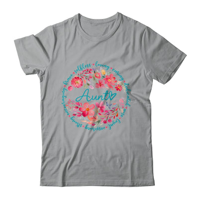Floral Aunt Mothers Day Gardener Cute Wildflowers Women Shirt & Tank Top | siriusteestore