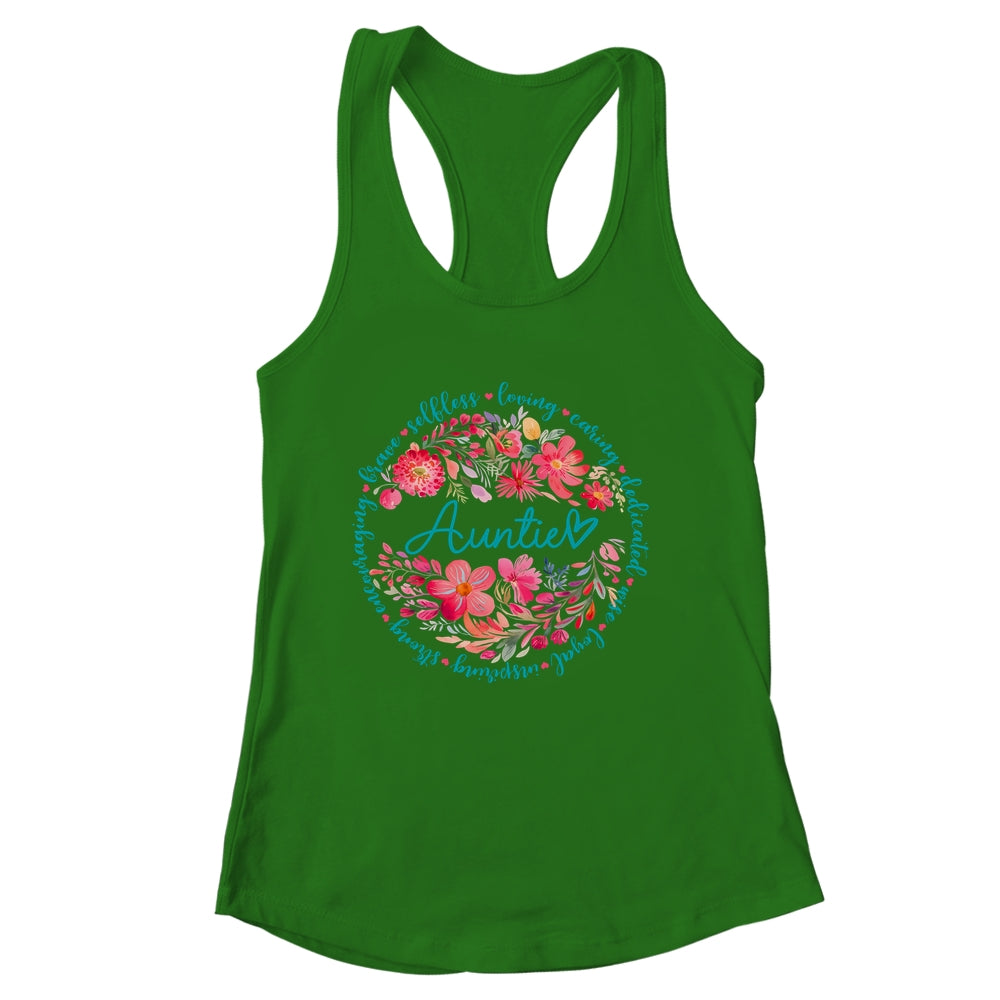 Floral Auntie Mothers Day Gardener Cute Wildflowers Women Shirt & Tank Top | siriusteestore