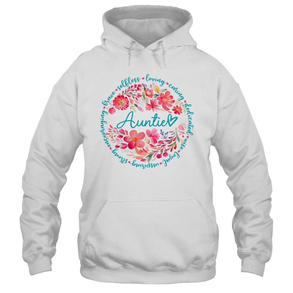 Floral Auntie Mothers Day Gardener Cute Wildflowers Women Shirt & Tank Top | siriusteestore