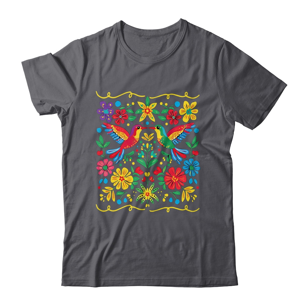 Floral Bird Otomi Mexican Style Mexicano Mexicana Shirt & Hoodie | siriusteestore