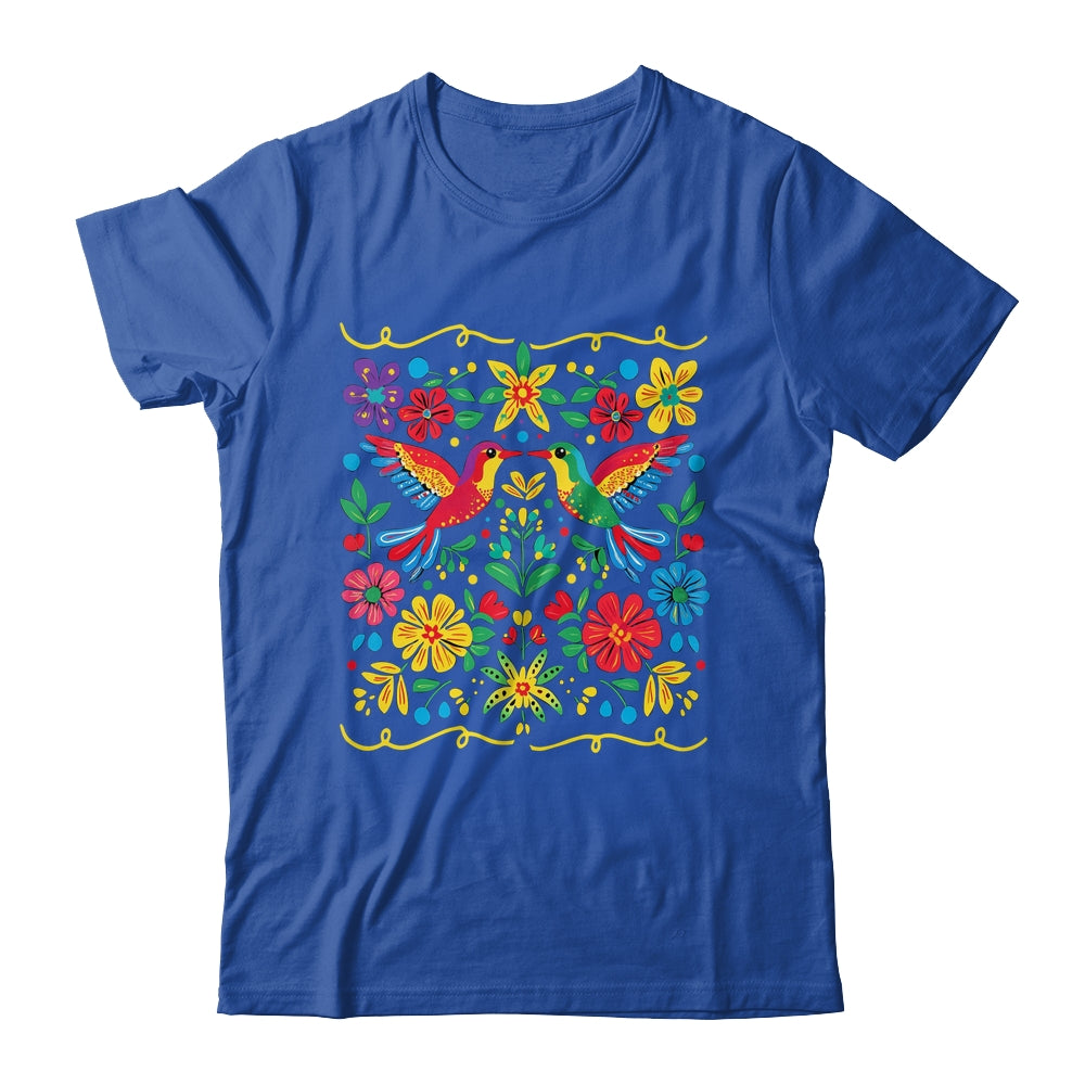 Floral Bird Otomi Mexican Style Mexicano Mexicana Shirt & Hoodie | siriusteestore