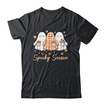 Floral Ghost Patchwork Fall Autumn Spooky Season Halloween Shirt & Sweatshirt | siriusteestore