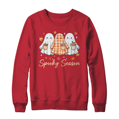 Floral Ghost Patchwork Fall Autumn Spooky Season Halloween Shirt & Sweatshirt | siriusteestore