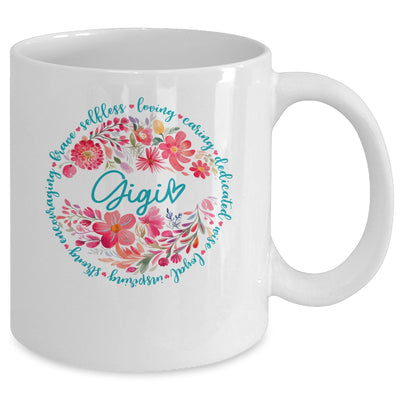 Floral Gigi Mothers Day Gardener Cute Wildflowers Women Mug | siriusteestore
