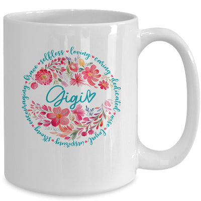 Floral Gigi Mothers Day Gardener Cute Wildflowers Women Mug | siriusteestore