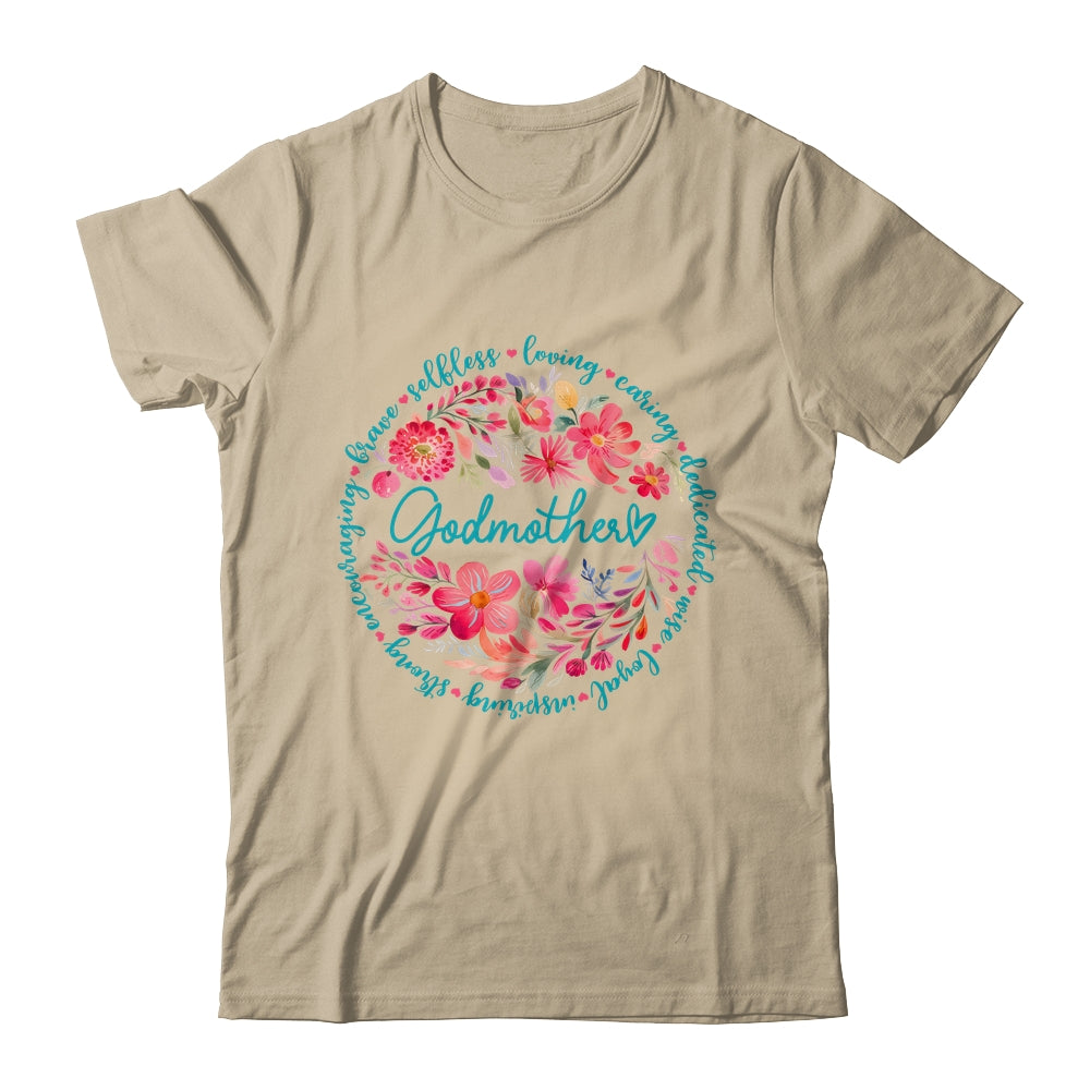 Floral Godmother Mothers Day Gardener Cute Wildflowers Women Shirt & Tank Top | siriusteestore